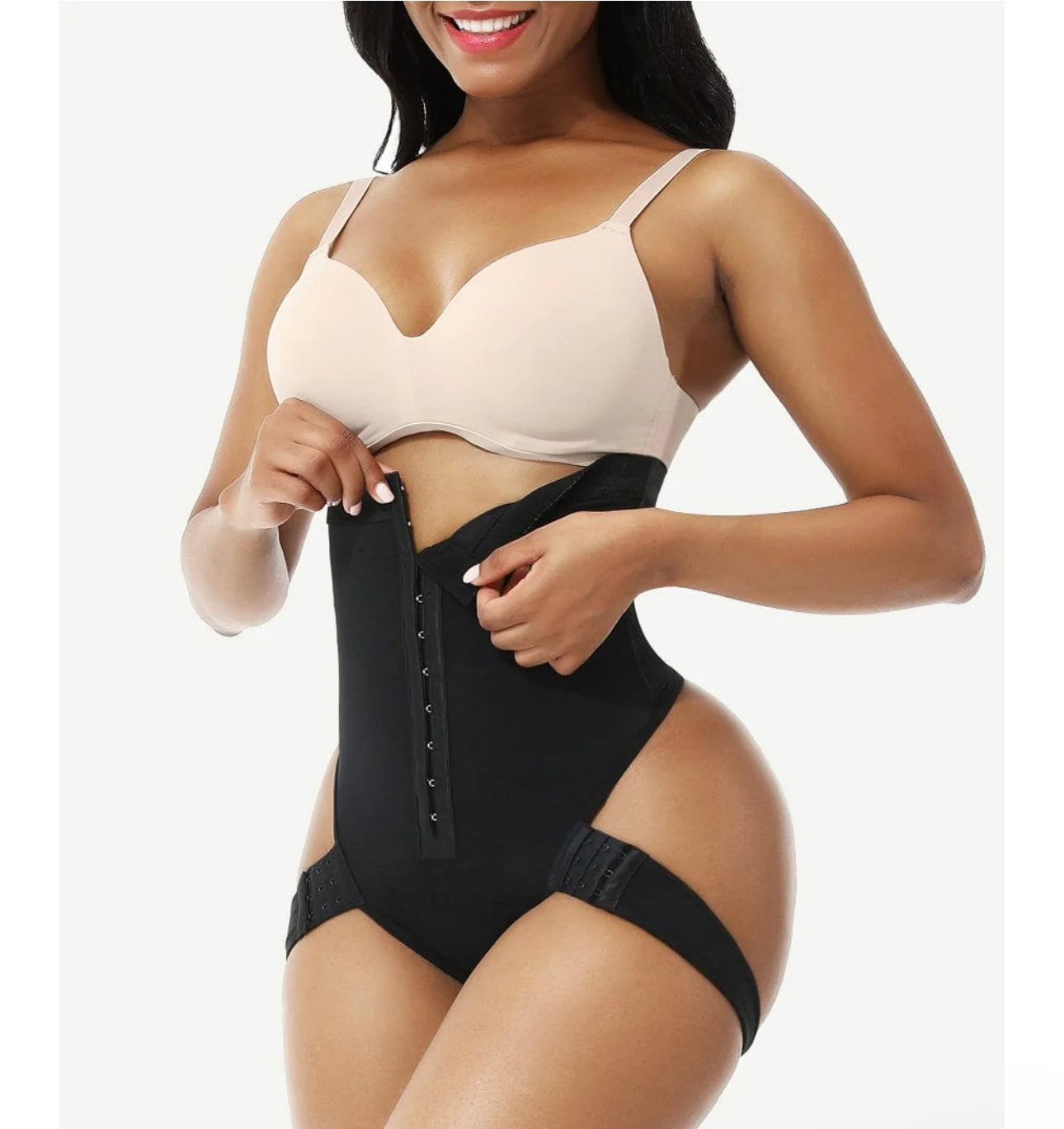 Good High Waist Butt Lifter Thong Curve With 2 Side Straps Body Shapewear