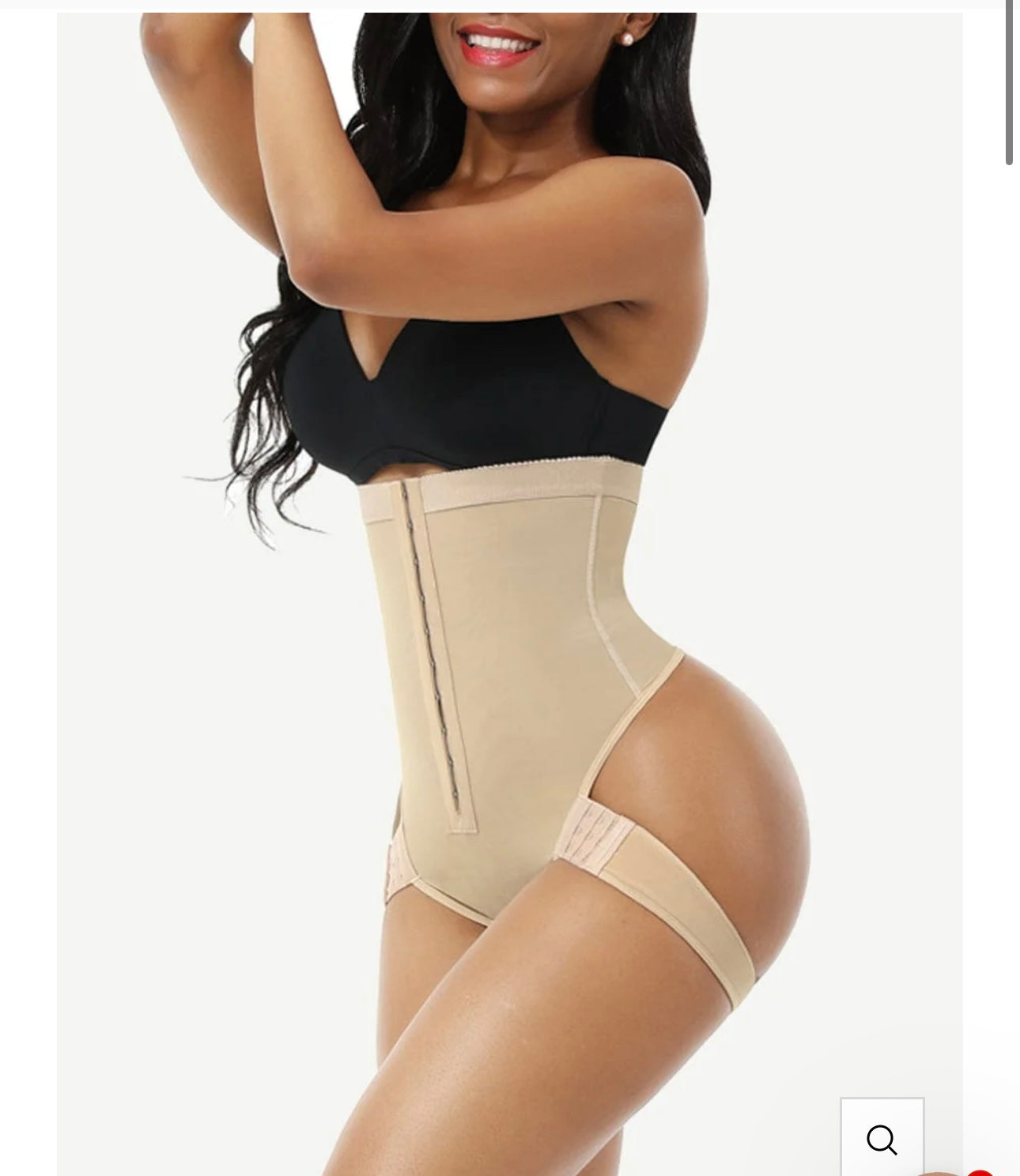 Good High Waist Butt Lifter Thong Curve With 2 Side Straps Body Shapewear