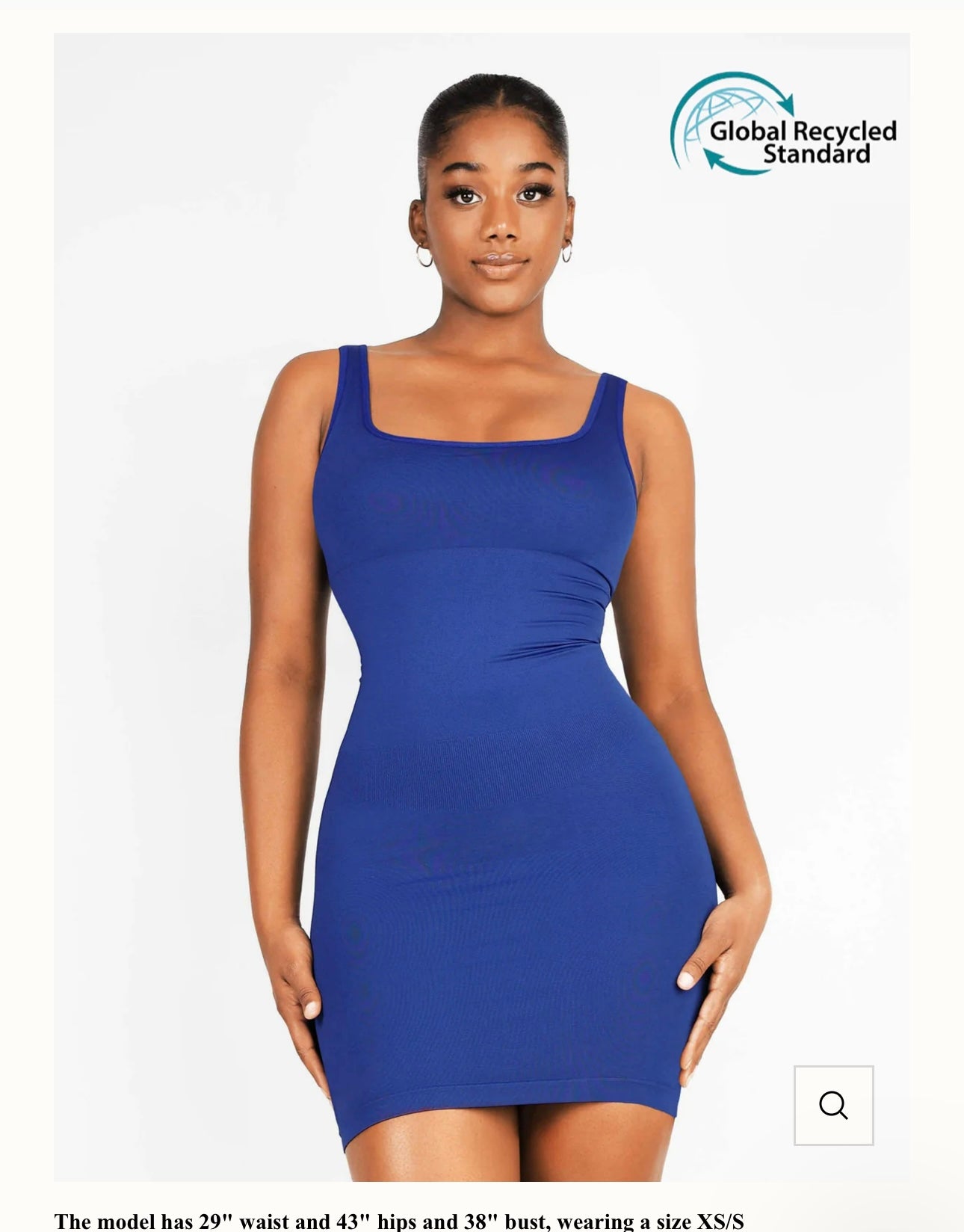 Eco Friendly 🌿Square Neck Shaper Snatched seamless dress