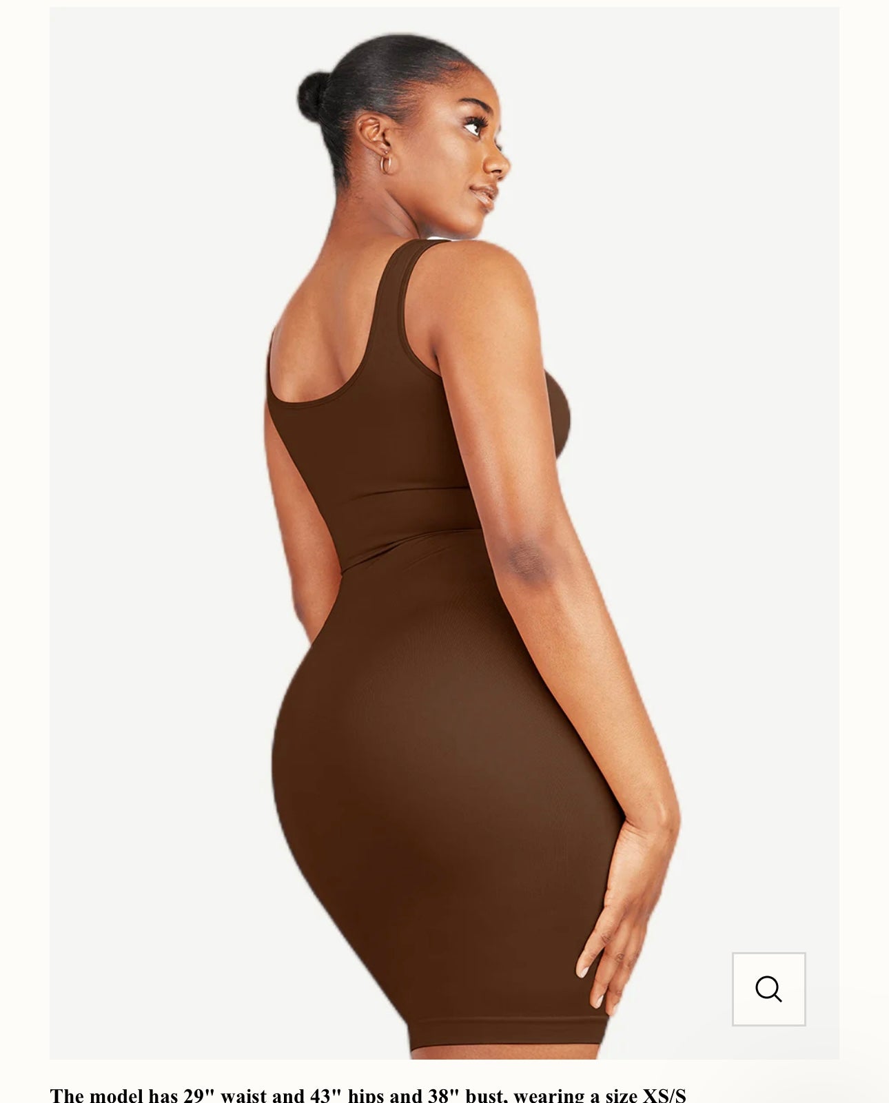 Eco Friendly 🌿Square Neck Shaper Snatched seamless dress