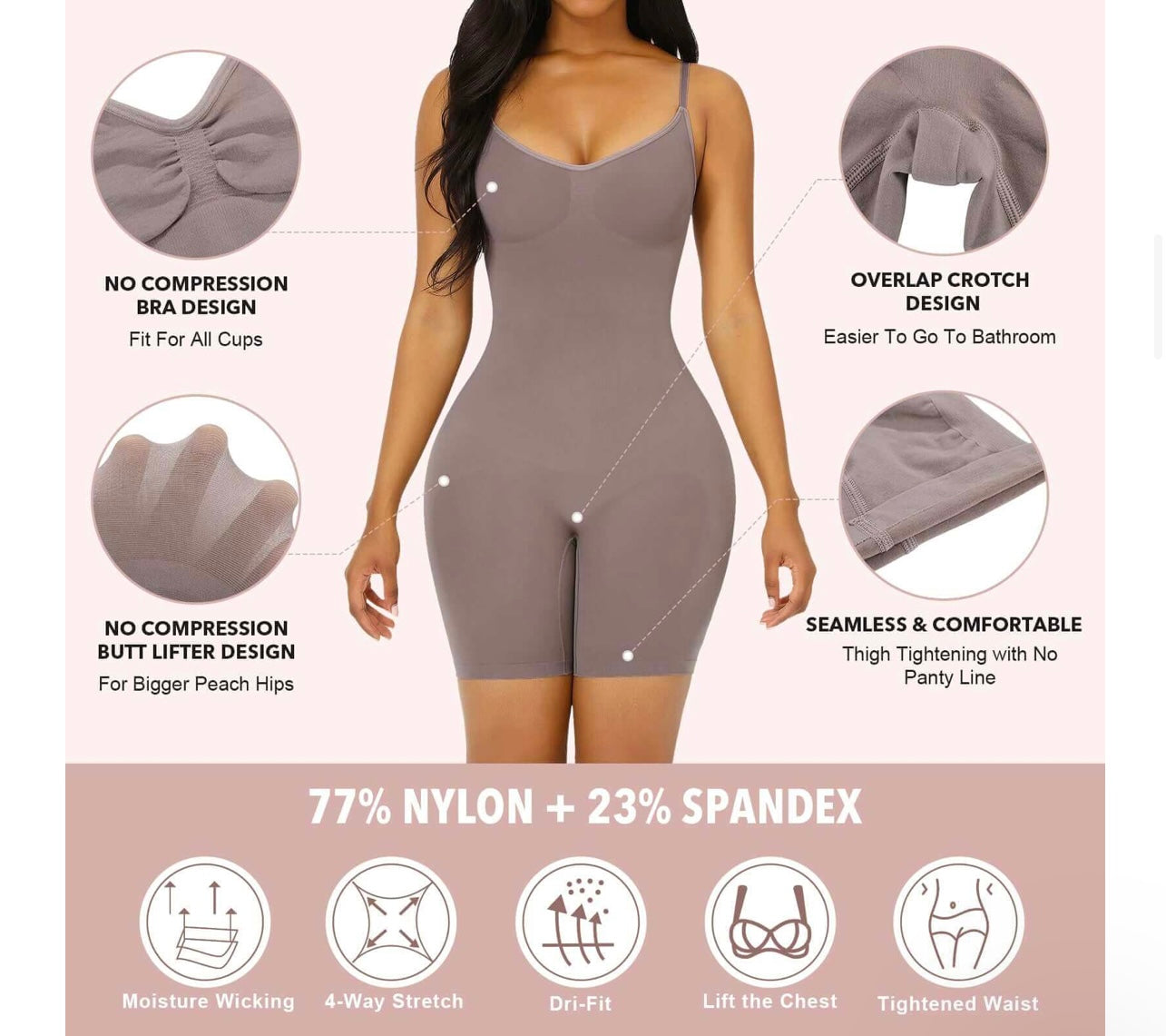 Seamless Sculpt Plus Size Full Body Shaper