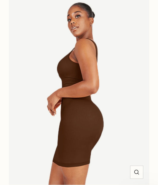 Eco Friendly 🌿Square Neck Shaper Snatched seamless dress